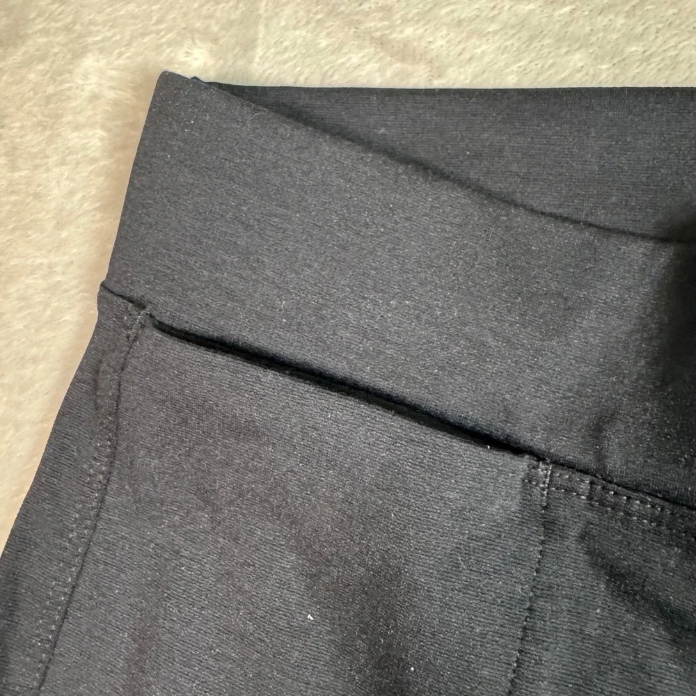 NWOT American Giant Ponte Slim Pant‎ 8 Tall Black Leggings Casual Athleisure